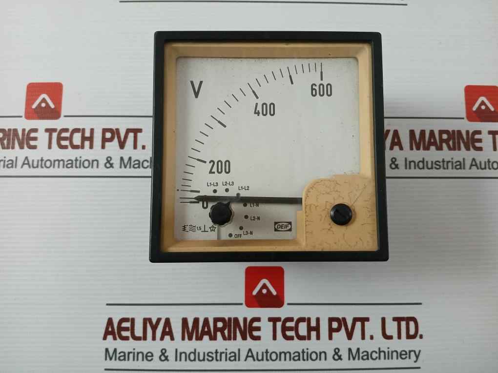 Deif Eq96-sw Ac Voltage Meter 0-600V 1.5 412453 10