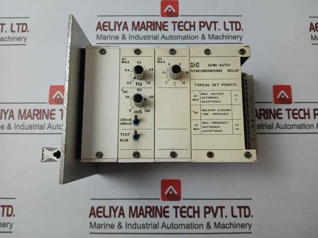 Deif Has-2R Semi-auto Synchronising Relay 440V M 17D.4.7B