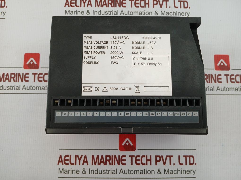 Lsu113Dg Load Sharing Unit 450V Ac Deif