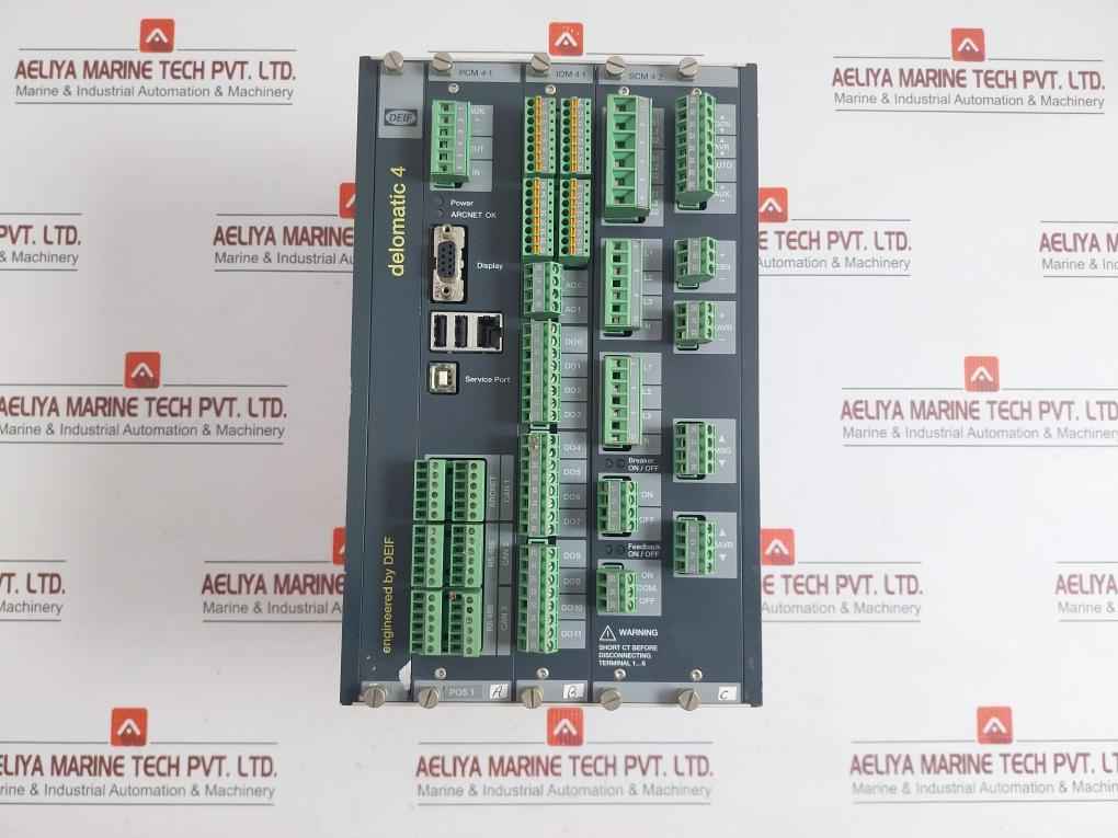 Deif Marine Generator Control Unit Type-delomatic 4 50/60Hz Dgu 0003
