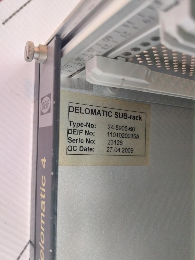 Deif Marine Generator Control Unit Type-delomatic 4 50/60Hz Dgu 0003