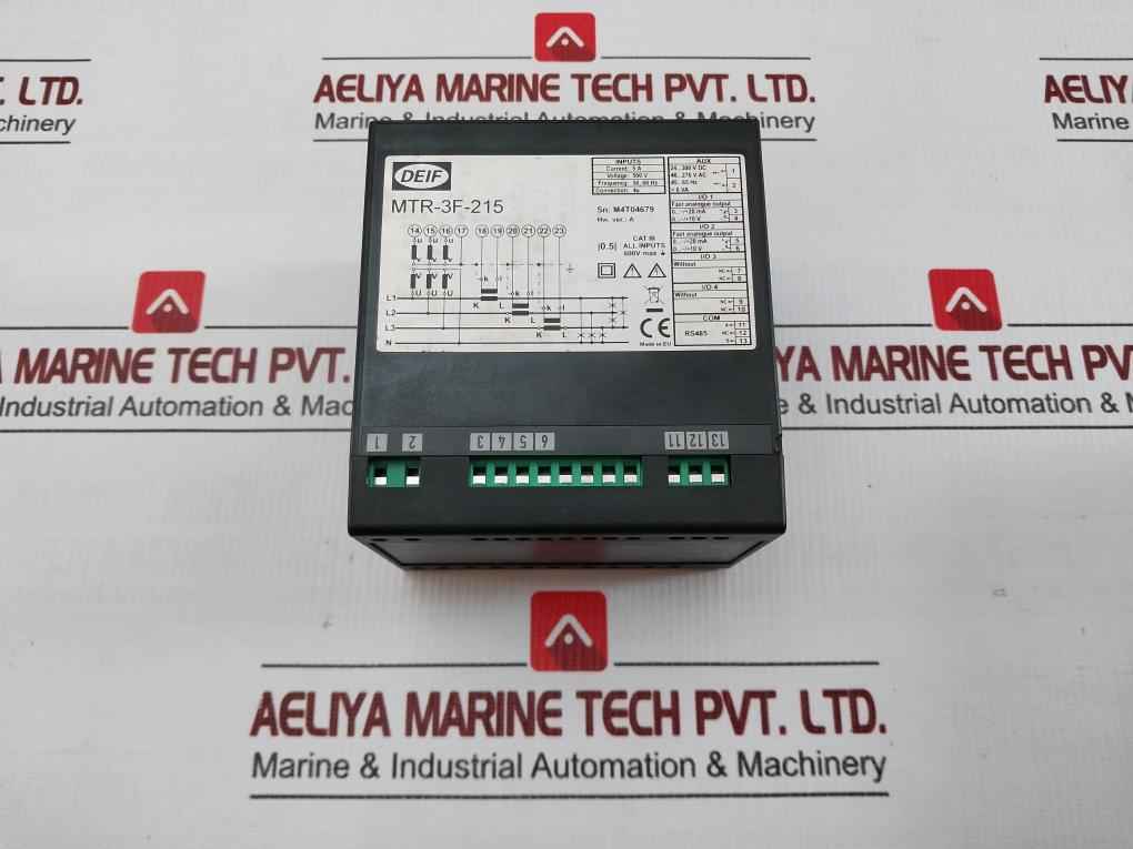 Deif 500V 5A 50-60 Hz Multi-transducer Mtr-3F-215