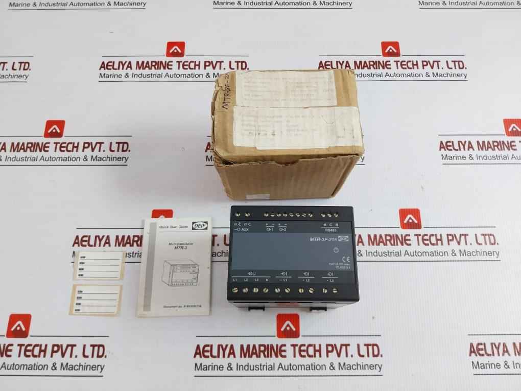 Deif Multi-transducer 500V 5A 50-60Hz Part No Mtr-3F-215