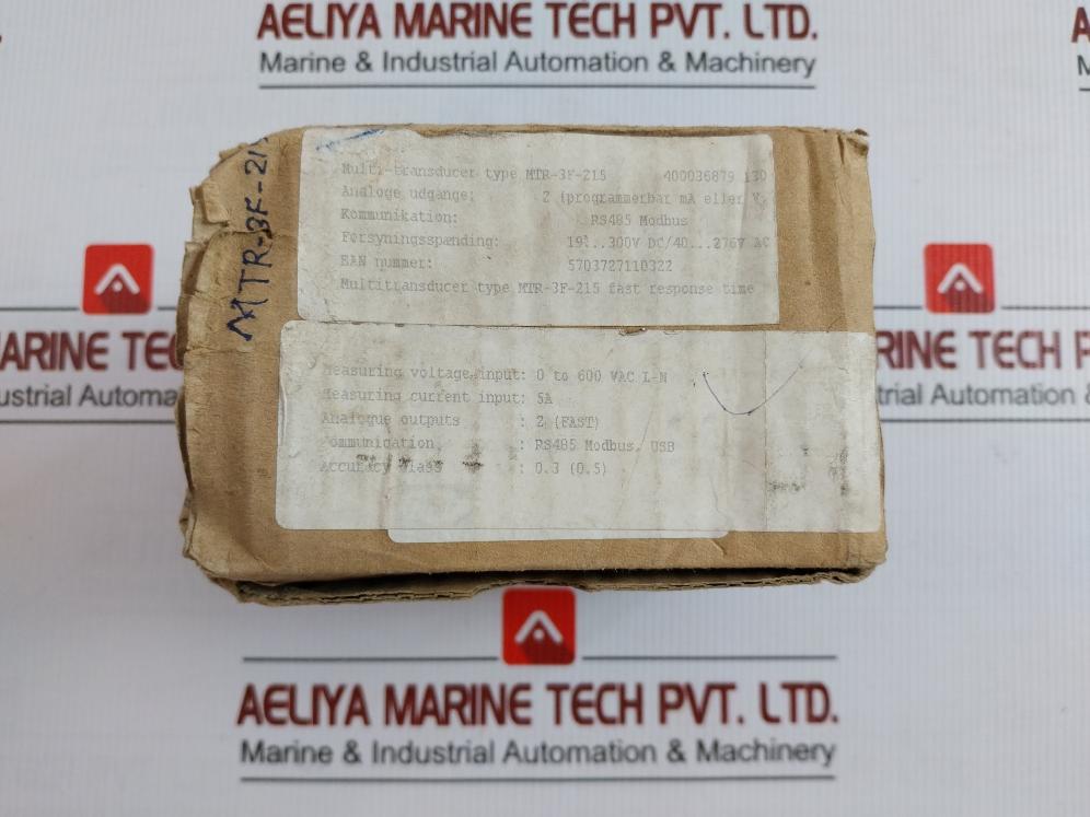 Deif Multi-transducer 500V 5A 50-60Hz Part No Mtr-3F-215