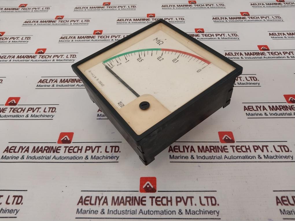 Deif 0-10 ∞ MΩ Ri 250KΩ Analog Panel Meter Isolation Monitor 3