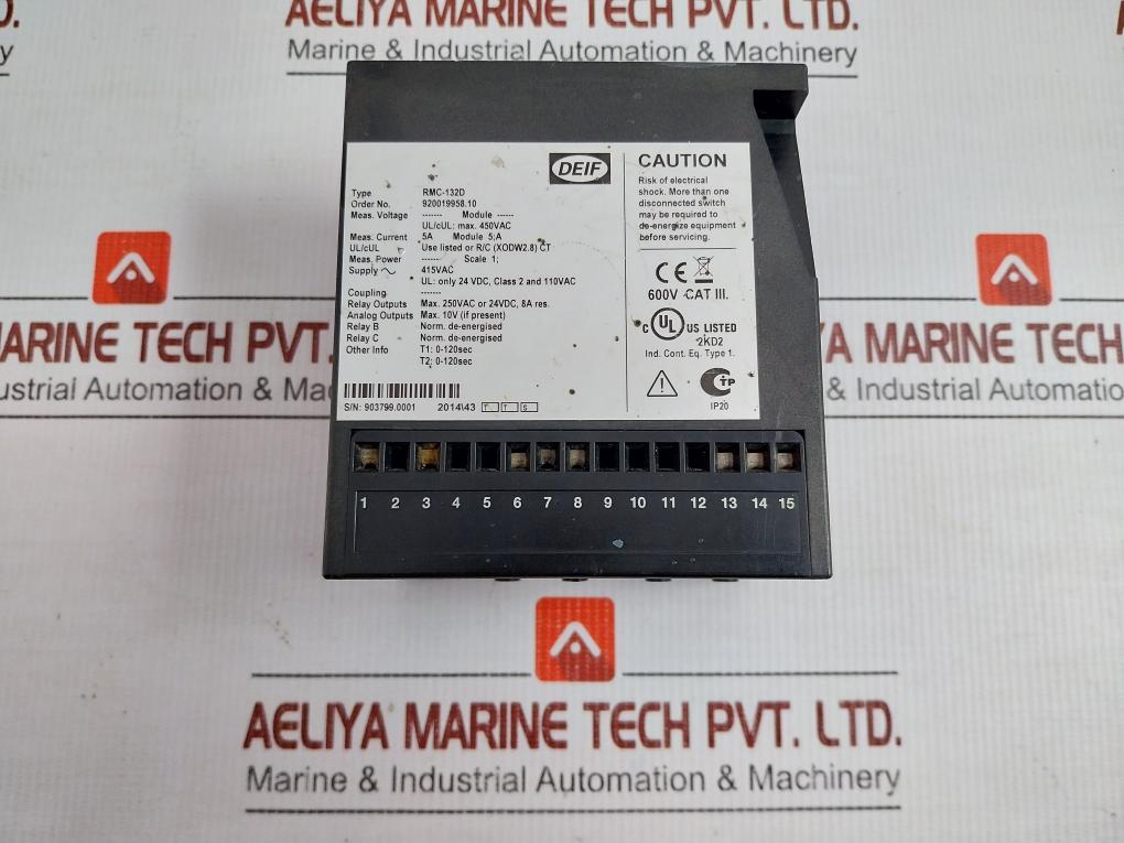 Rmc-132D Current Relay Ip20 Deif