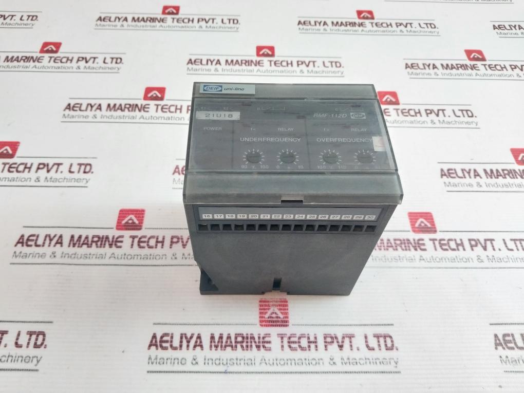 Deif Rmf112D Uniline Frequency Relay 440Vac 60Hz Aeliya Marine Tech