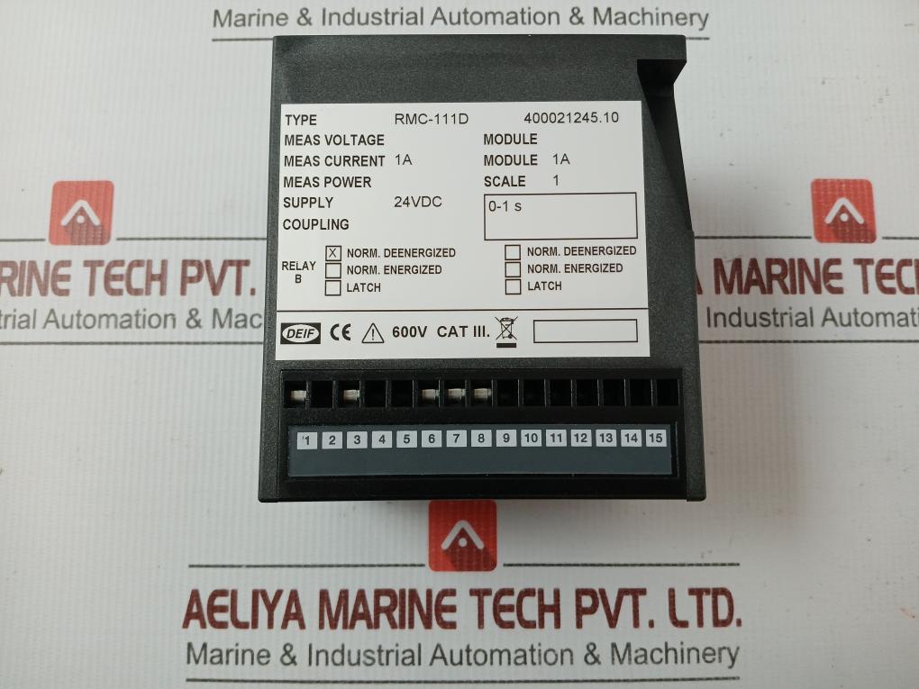 Deif Short Circuit Relay 24Vdc Rmc-111D