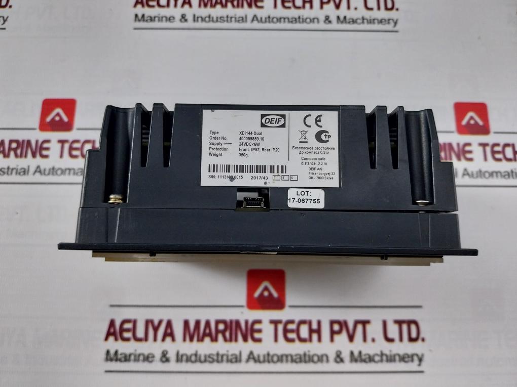 Deif Xdi144-dual Flexible Display Bridge Indicator 24Vdc Ip20 0.3A