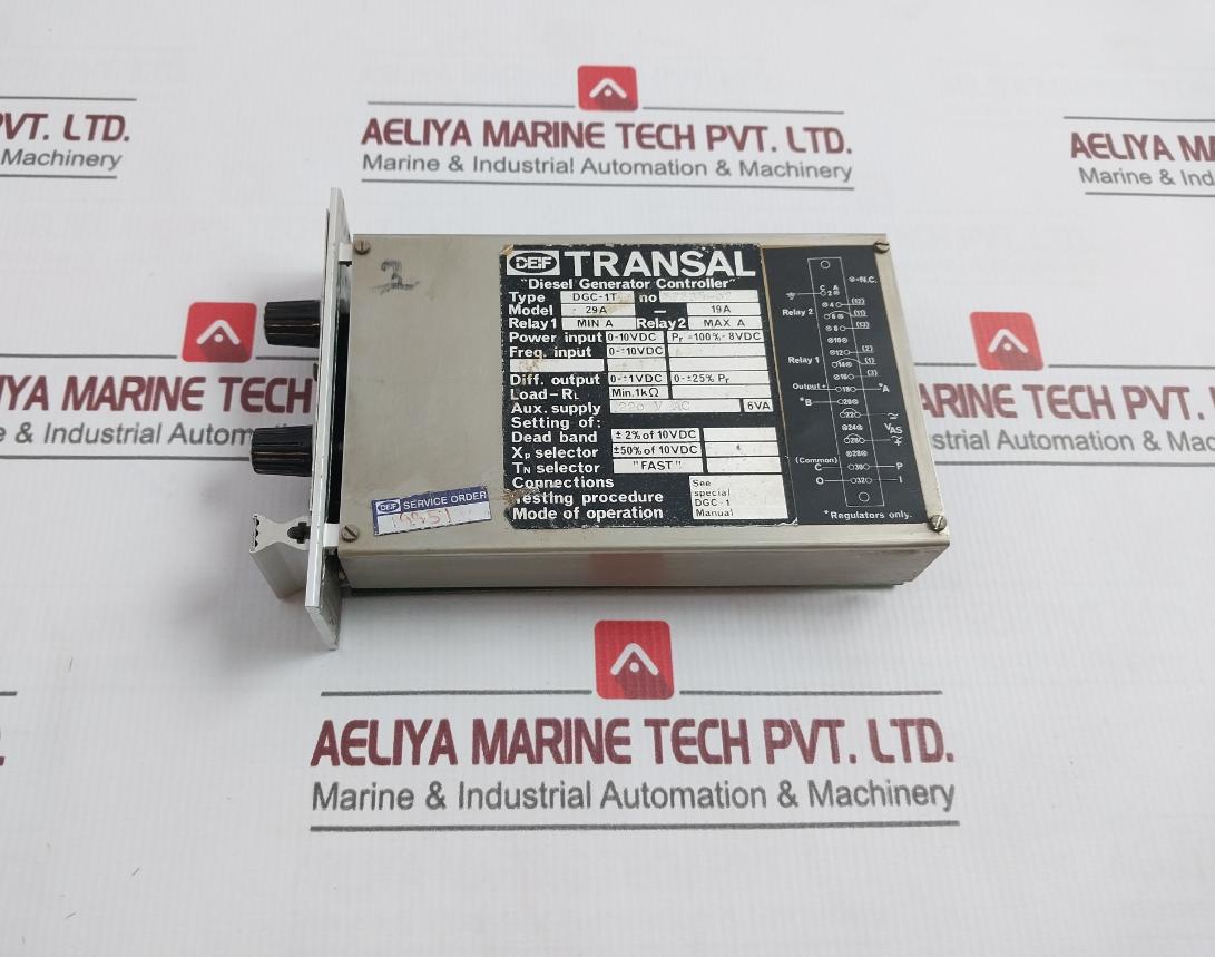 Deif Dgc-1T R Diesel Generator Controller 29A-19A 220 Vac 6Va