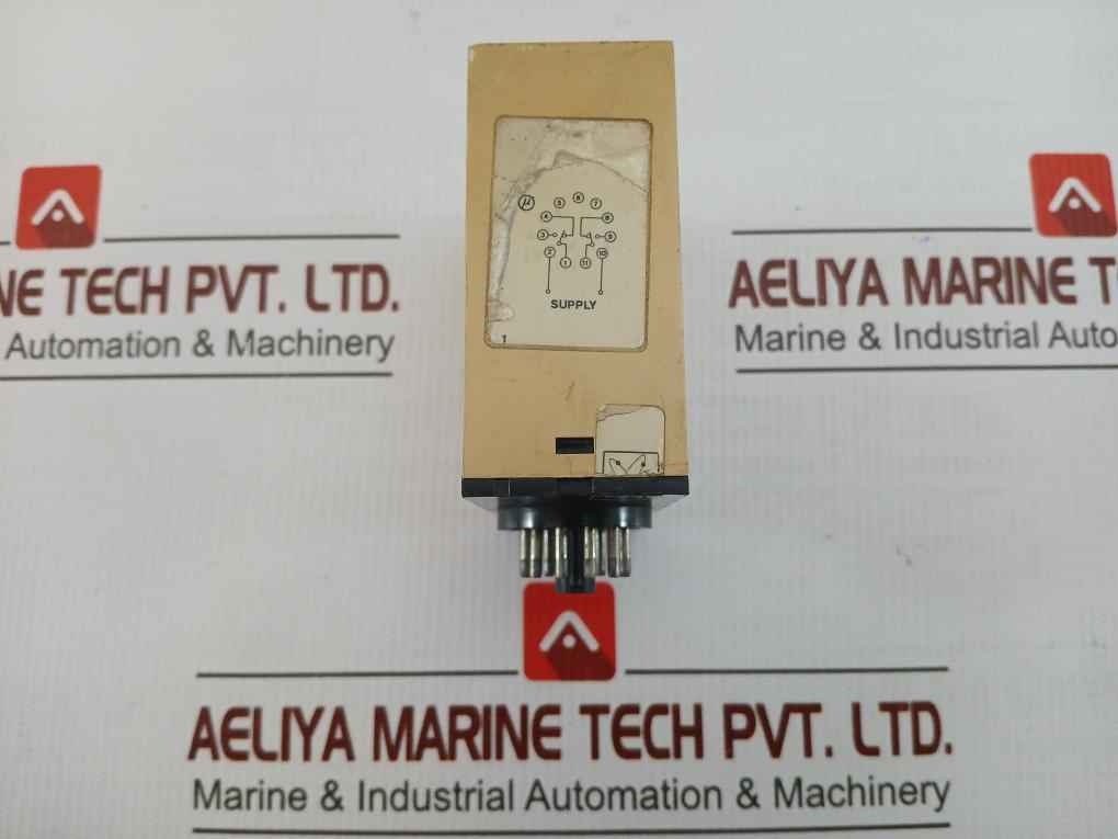 Delay-on-operate Timer Relay 30-600 Sec Electromatic Sa 205 220