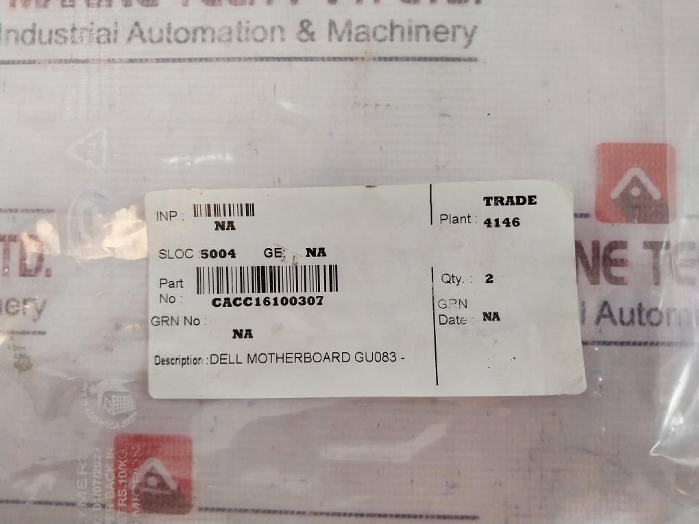 Dell Pwb 8803c Motherboard Gu083 Cacc16100307