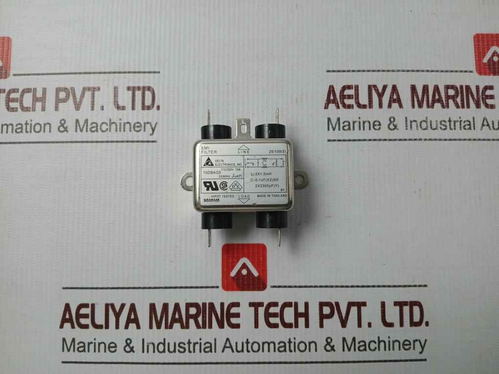 Delta 10dbag5 Emi Filter 115/250v 10a