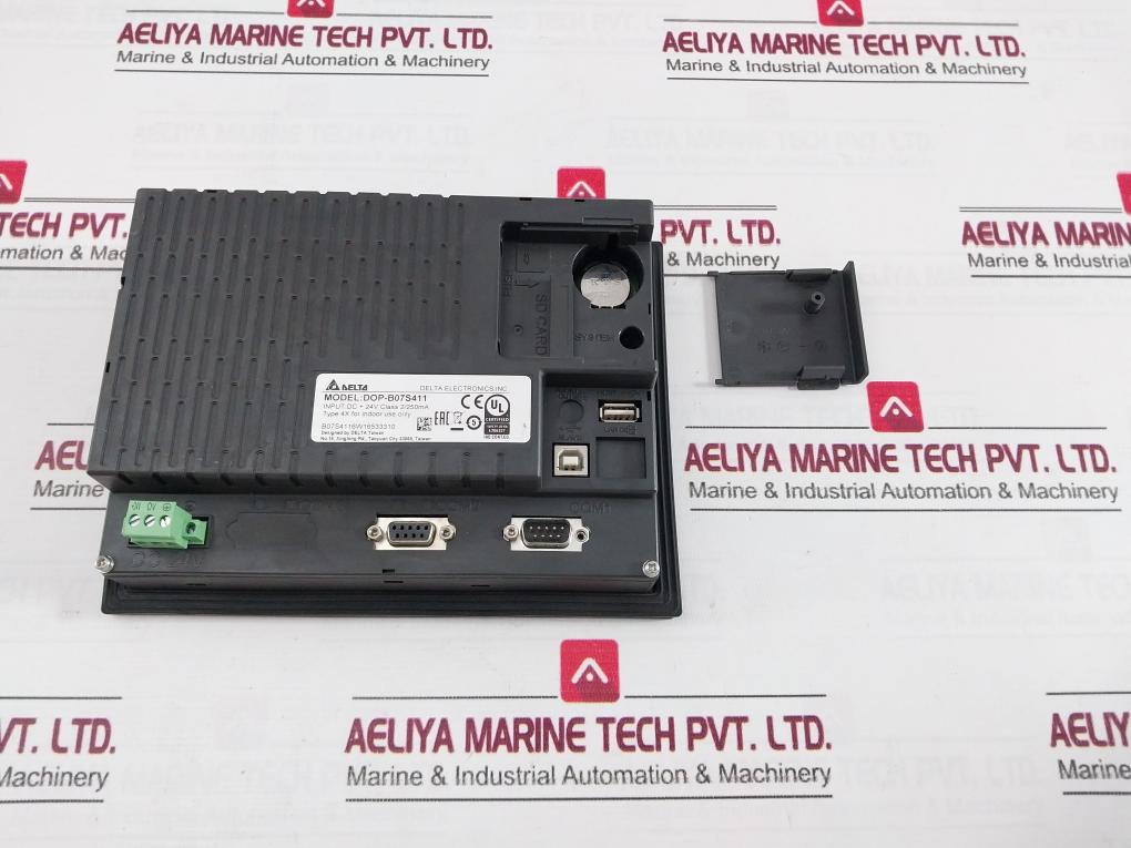 Delta Dop-b07S411 Touch Panel Hmi E206327 Dc +24V 2/250Ma