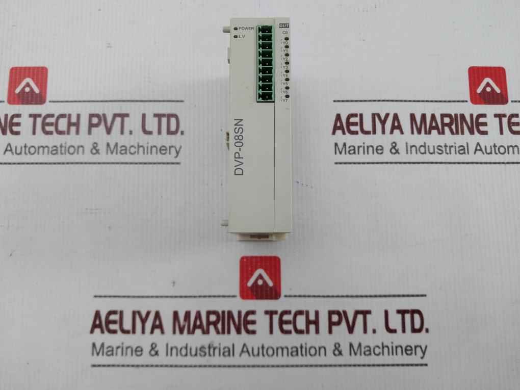 Delta Dvp08Sn11R I/O Extension Module 24Vdc Input 1.5A 250Vac