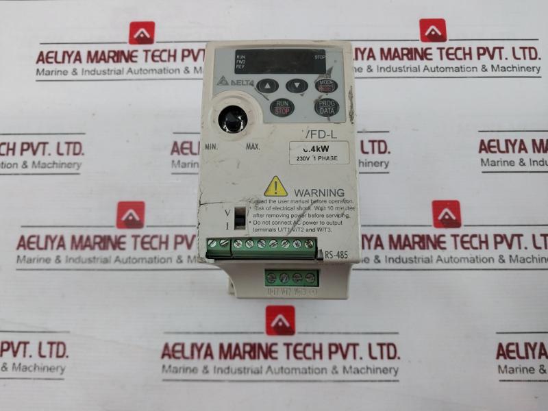 Delta Vfd004L21A Vfd-l Series 1-phase Ac Drive, 230V, 1-400Hz