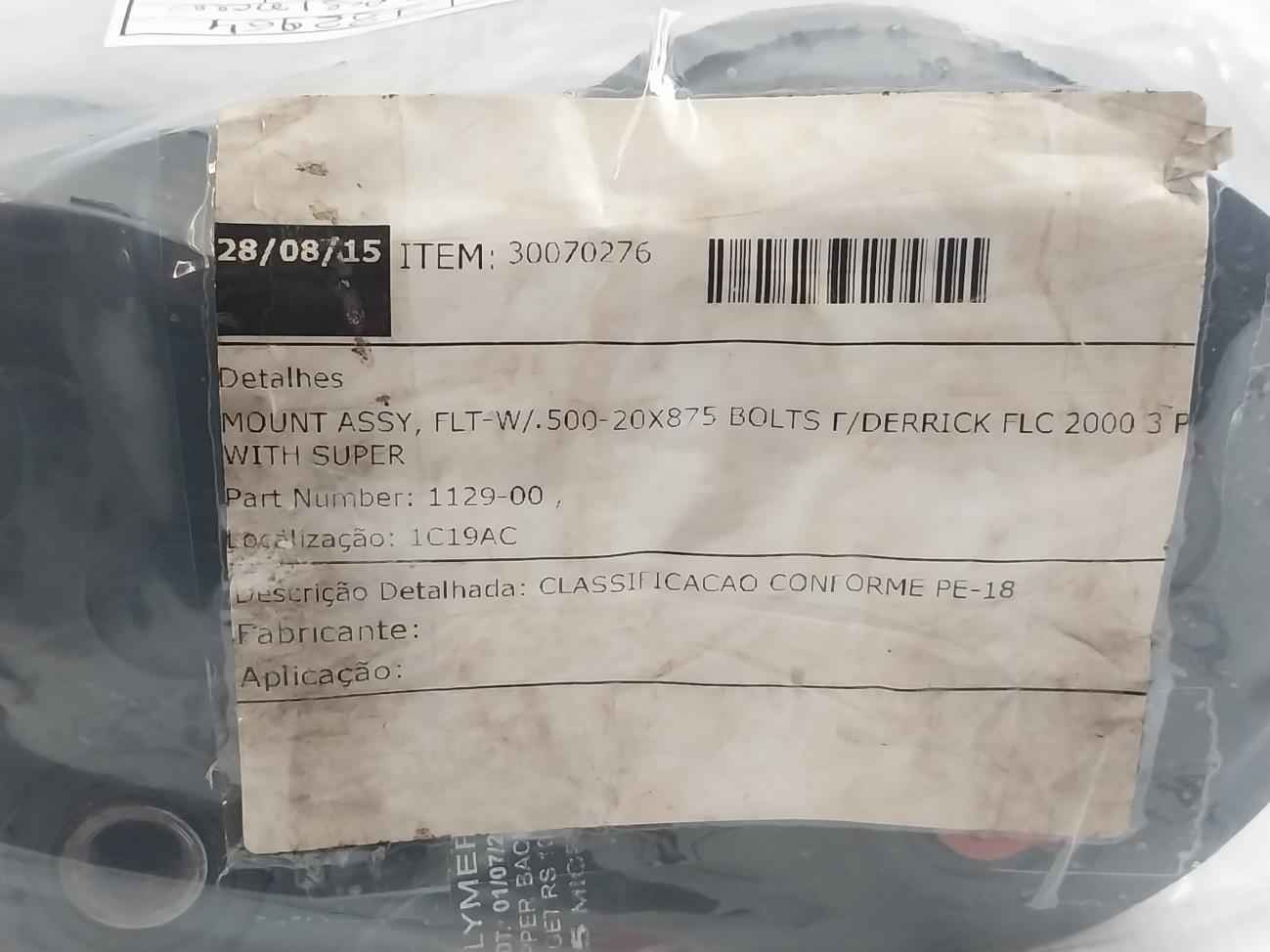 Derrick 1129-00 Flc 2000 3 P With Super Mount Assembly Flt-w/.500-20X875 Bolt