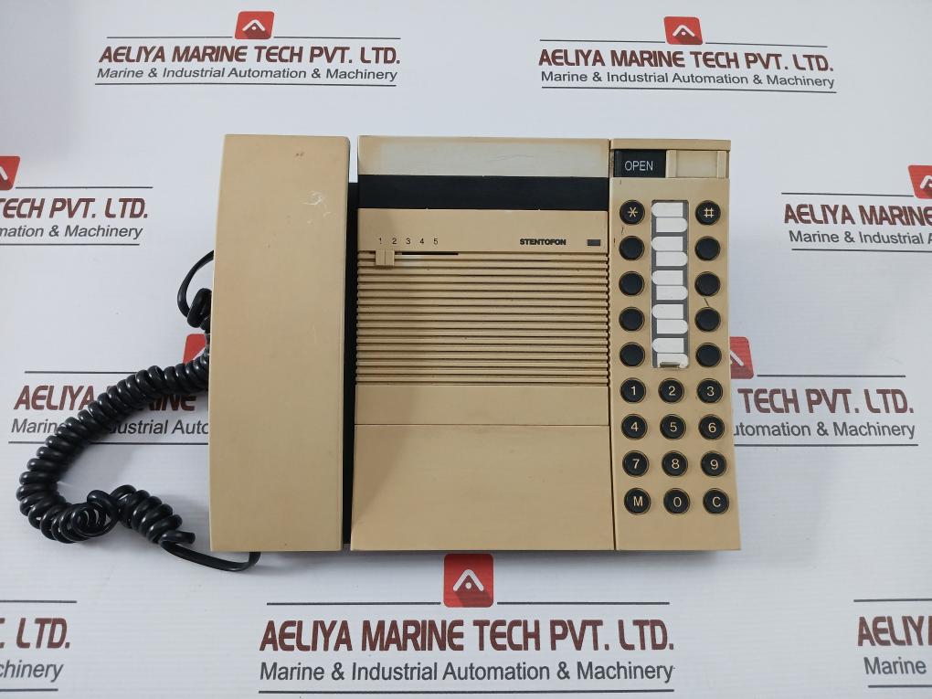 Desk-Wall-Master-Station-With-Handset-1007034210-0221-Stentofon-209964-2