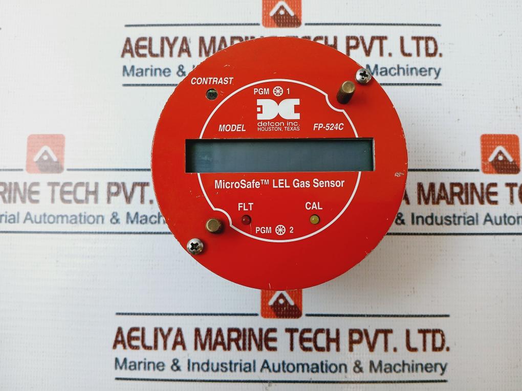 Detcon Microsafe Lel Gas Sensor Fp-524C Used
