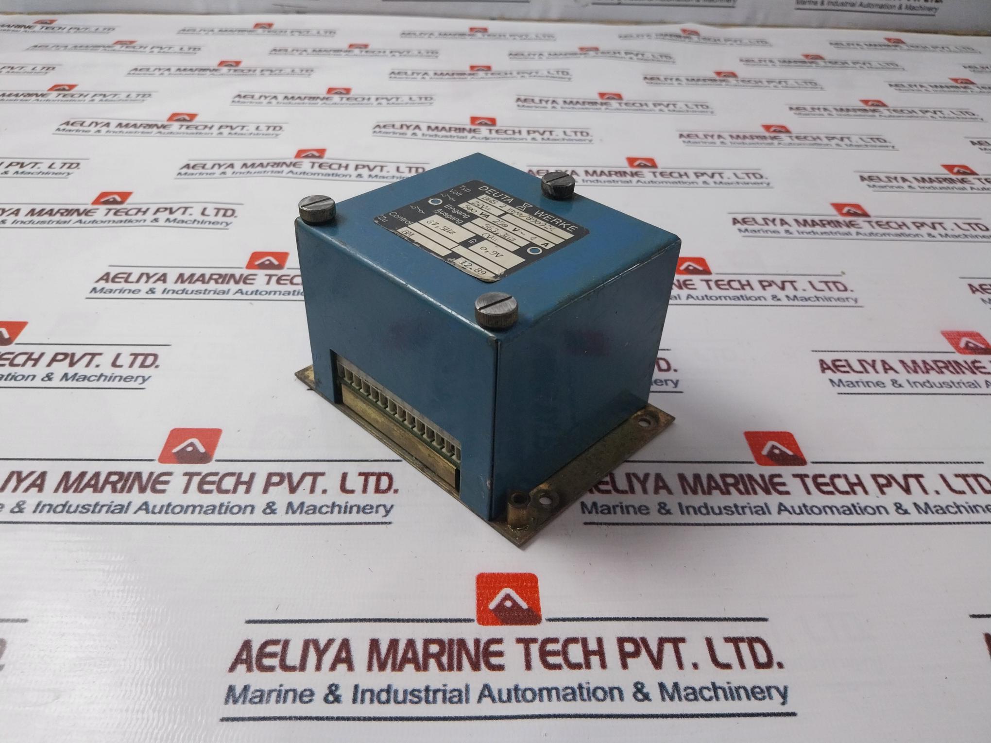 Deuta Werke Bws2Mya/890924 Control Module 250V~ 4A