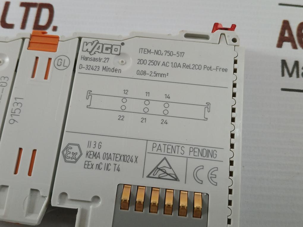 Digital-2Do-I-O-Module-250V-Ac-0-08-2-5Mm2-91531-Wago-750-517-210012-7