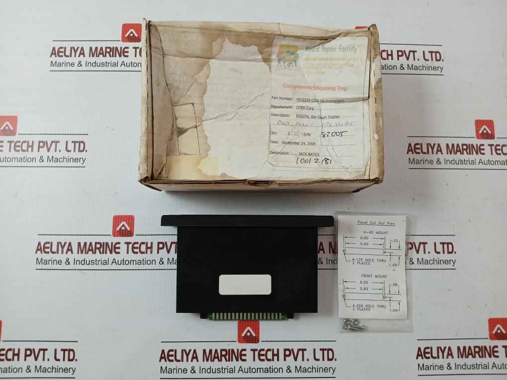 Digital Bar Graph Display 0-6000 Psi Otek Hi-q101-c008-d6