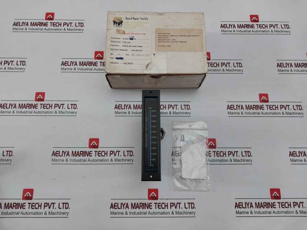 Digital Bar Graph Display Hi-q101-c008-d6 Otek 0-6000 Psi