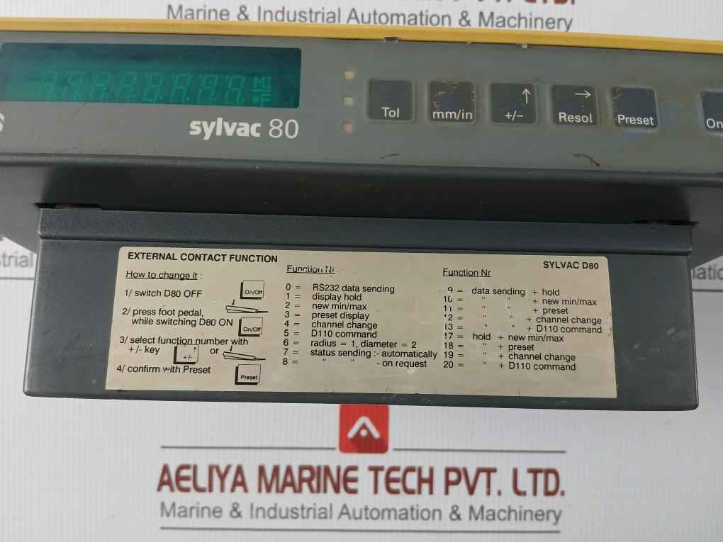 Digital Display Indicator D80 Sylvac