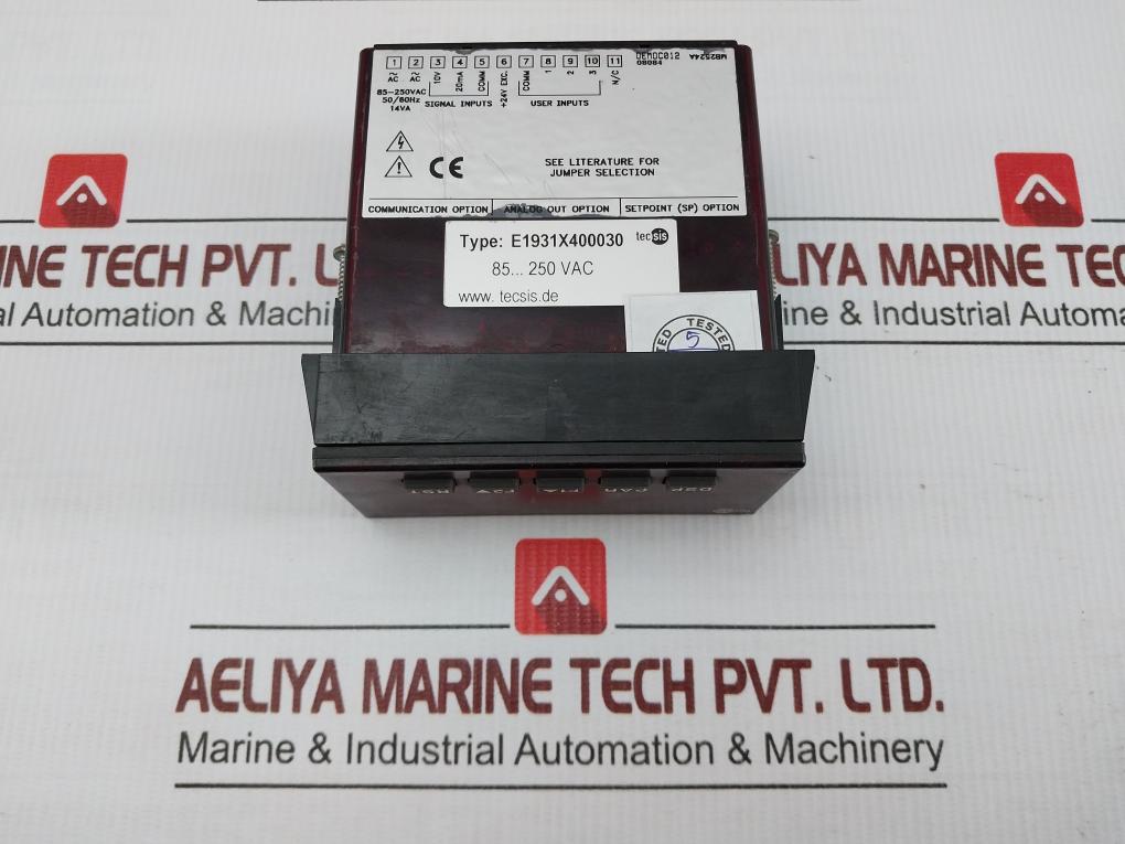 Digital Indicator Panel E1931X400030 Tecsis 24V 50/60Hz