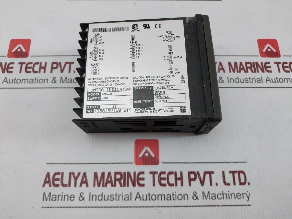 Digital Indicator Um330 Yokogawa 100-240Vac/50-60Hz