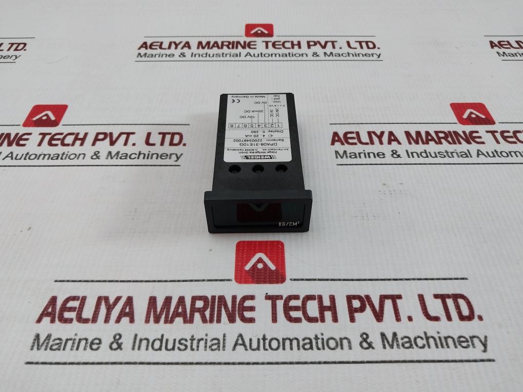 Digital Panel Meter Dpa08-31E10G Weigel 0-250