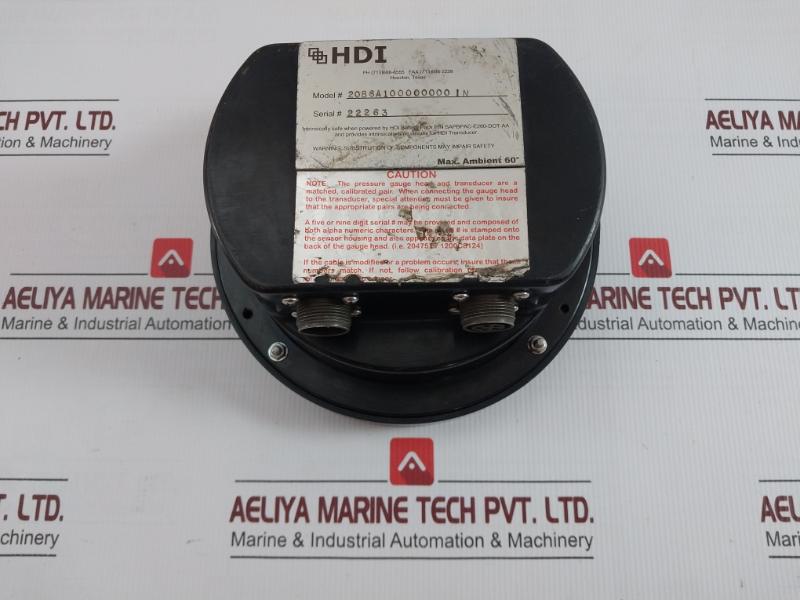 Digital Pressure Indicator 20B6A100000000In Hdi 0 To 10 Kpsi