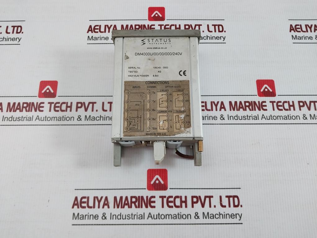 Digital Process Indicator Dm4000U/00/00/000/240V Status Instruments 24V/6.5W
