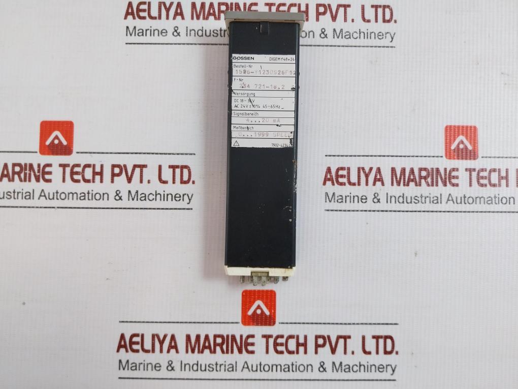 Digital Speed Indicator Dc 18-36V 45-65Hz Gossen Metrawatt Digem F48X24