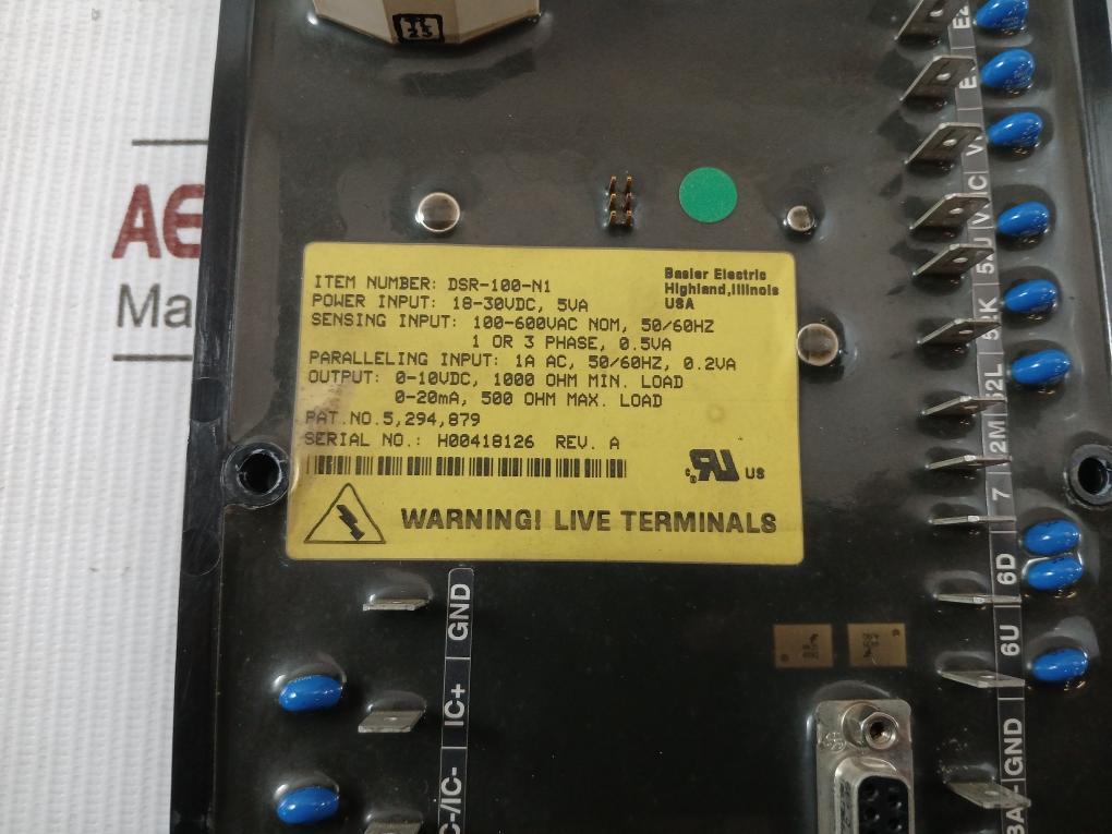 Digital Static Regulator Dsr-100-n1 Basler