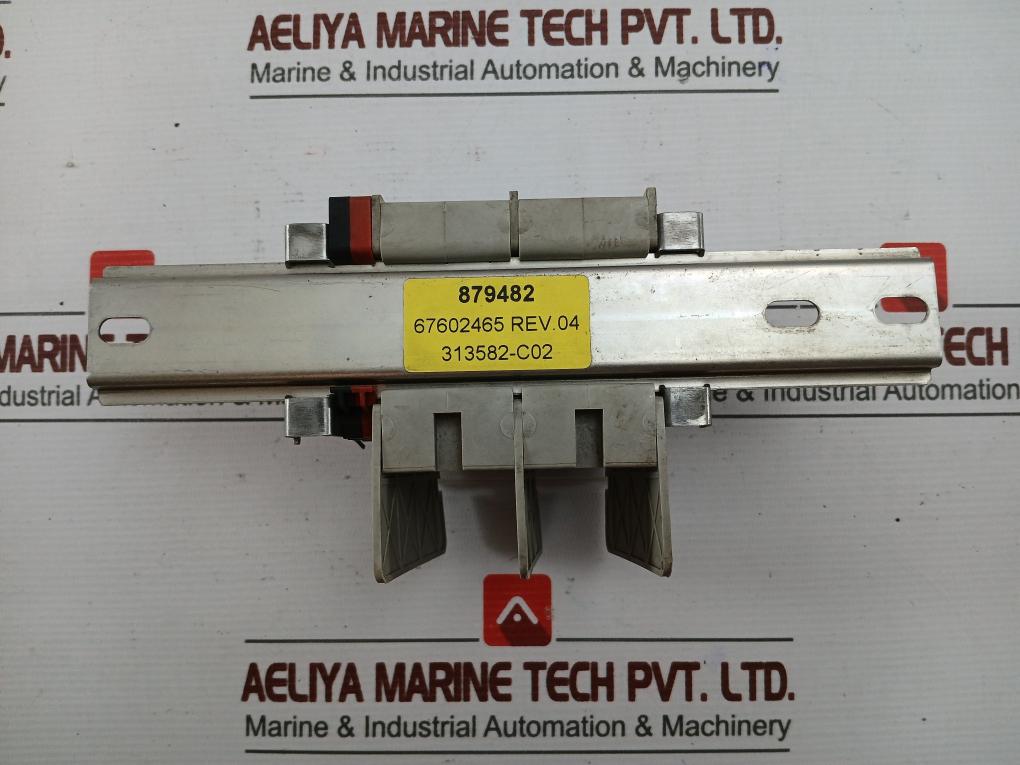 Din Rail Mounted Stud Terminal Block Assy Brand Weidmuller Wtw Wf10-8 Rev 04