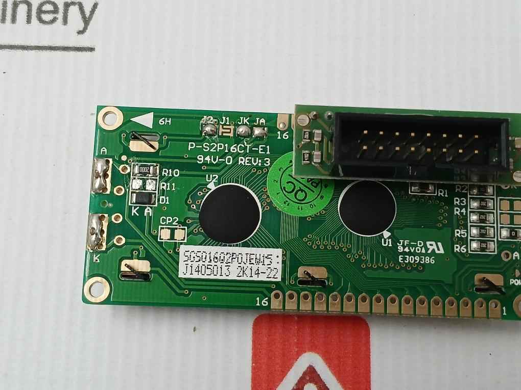 Display Blue Backlight P-s2P16Ct-e1 Jf-d Rev: 3