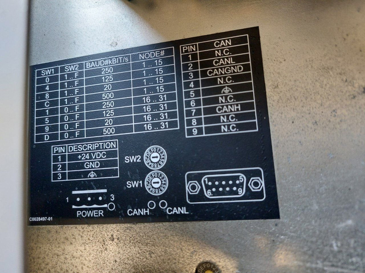 Display Control Panel B&R 5D2500.41