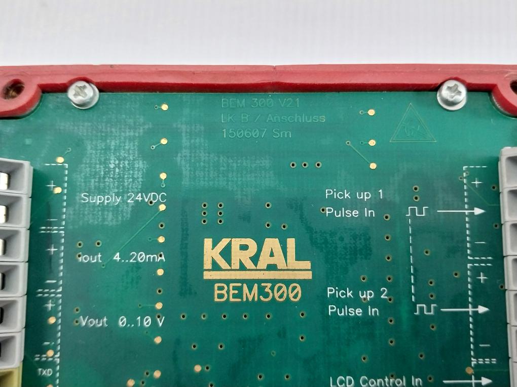 Display Processing Unit Bem300 Kral 24Vdc 4-20Ma