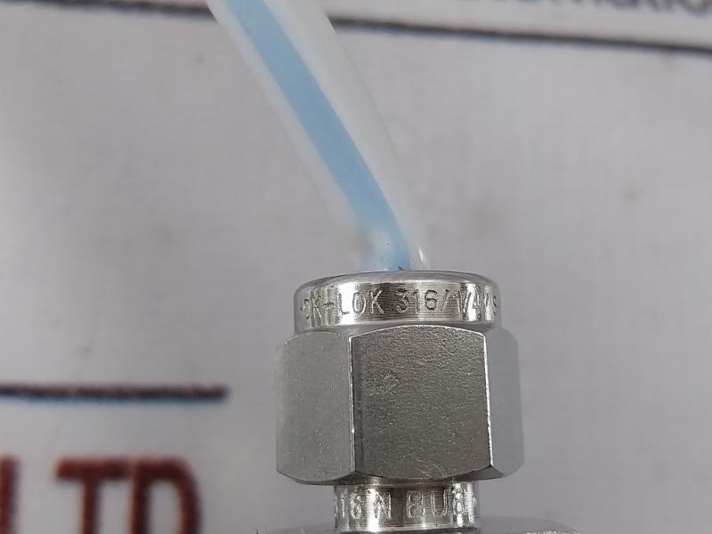 Dk-lok 316/1/4" High Pressure Fluid/Gas Handling Mechanism Assembly