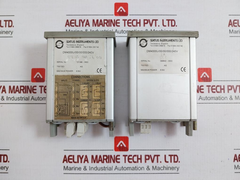 Dm4000U/00/00/000/240V Digital Process Indicator 6.5W Status Instruments