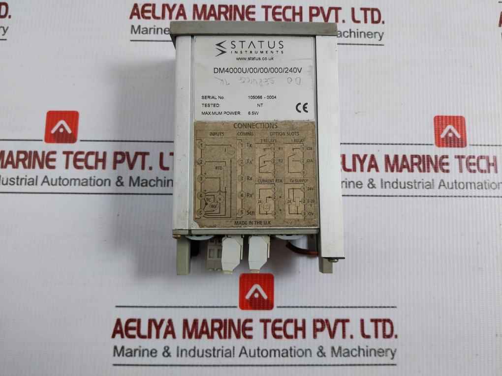 Dm4000U/00/00/000/240V Process Indicator 24V Status Instruments