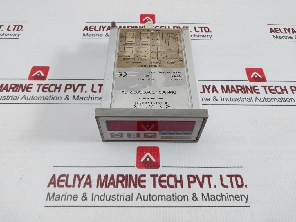 Dm4000U/00/00/000/240V Status Instruments Digital Process Indicator 24V/6.5W
