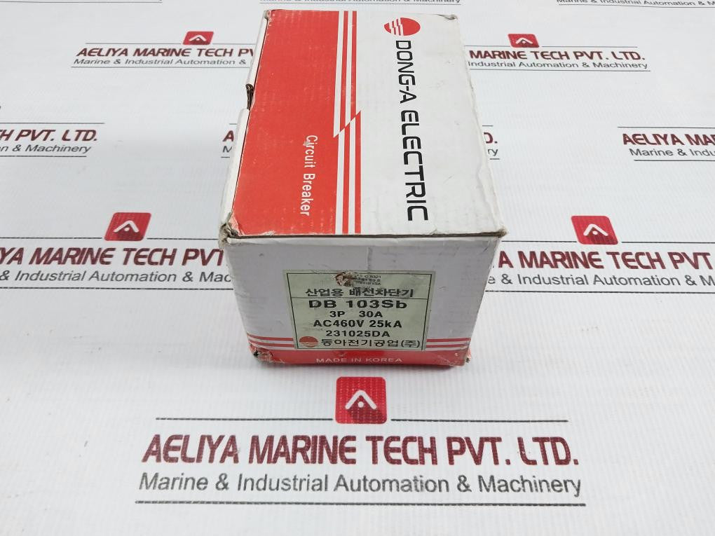 Dong-a-Electric-3-pole-Molded-Case-Circuit-Breaker-Db103Sb-30A-690V-50-60Hz-10