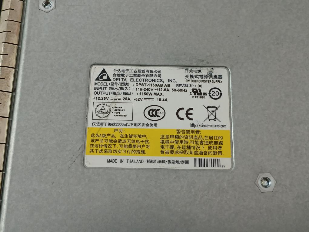 Dpst-1150Ab Delta Electronics Ab Switching Power Supply Module 115-240V 50-60Hz