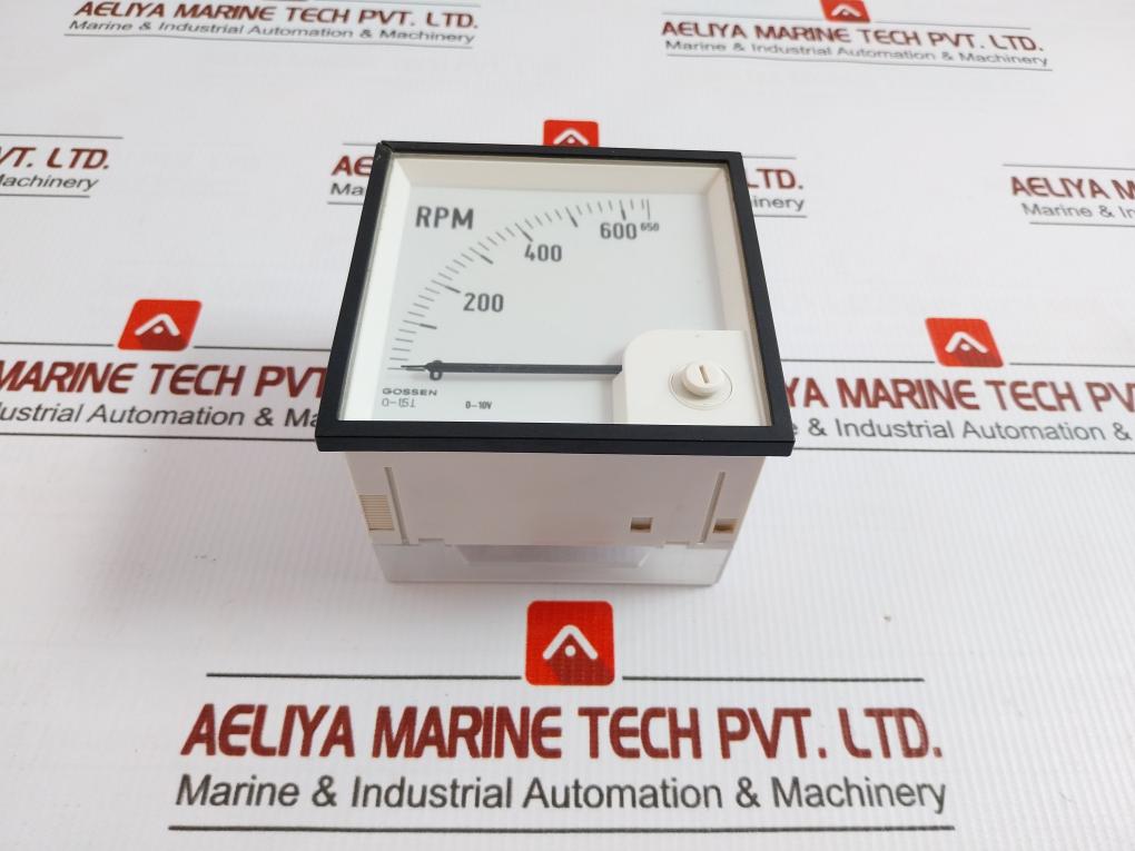 Dqb 96 Analog Panel Rpm Meter 0-650 Gossen