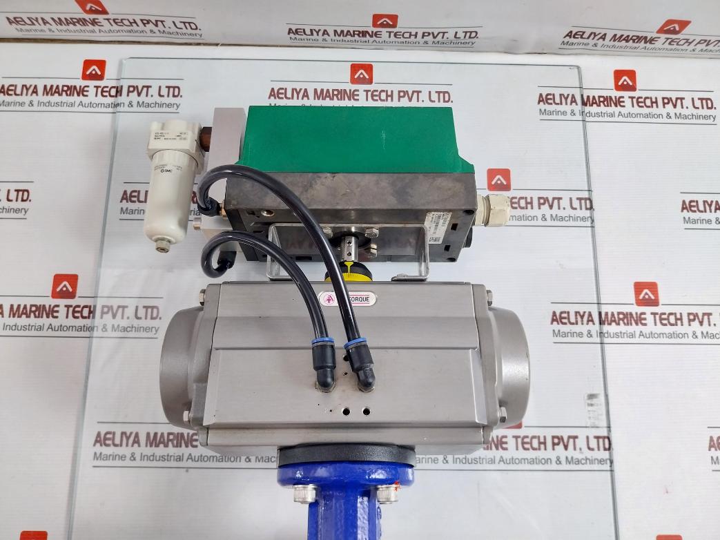 Dr00100U Al Actuator W/ Butterfly Valve 8Bar 1.0Mpa Air Torque