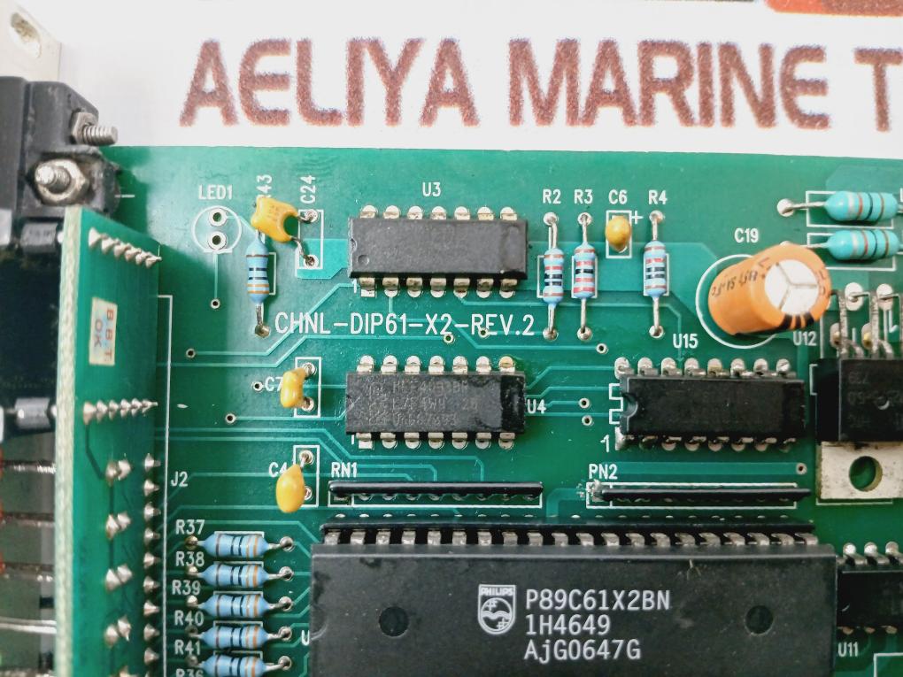 Drager Chnl-dip61-x2-rev.2 Printed Circuit Board Cher075
