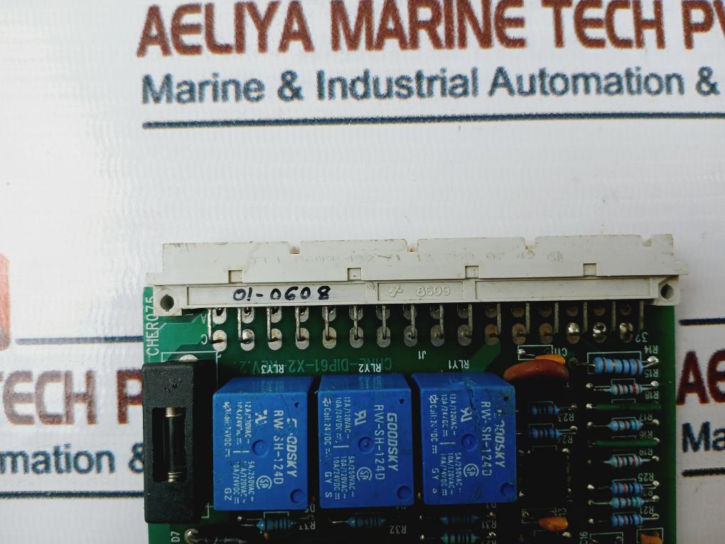 Drager Chnl-dip61-x2-rev.2 Printed Circuit Board Cher075