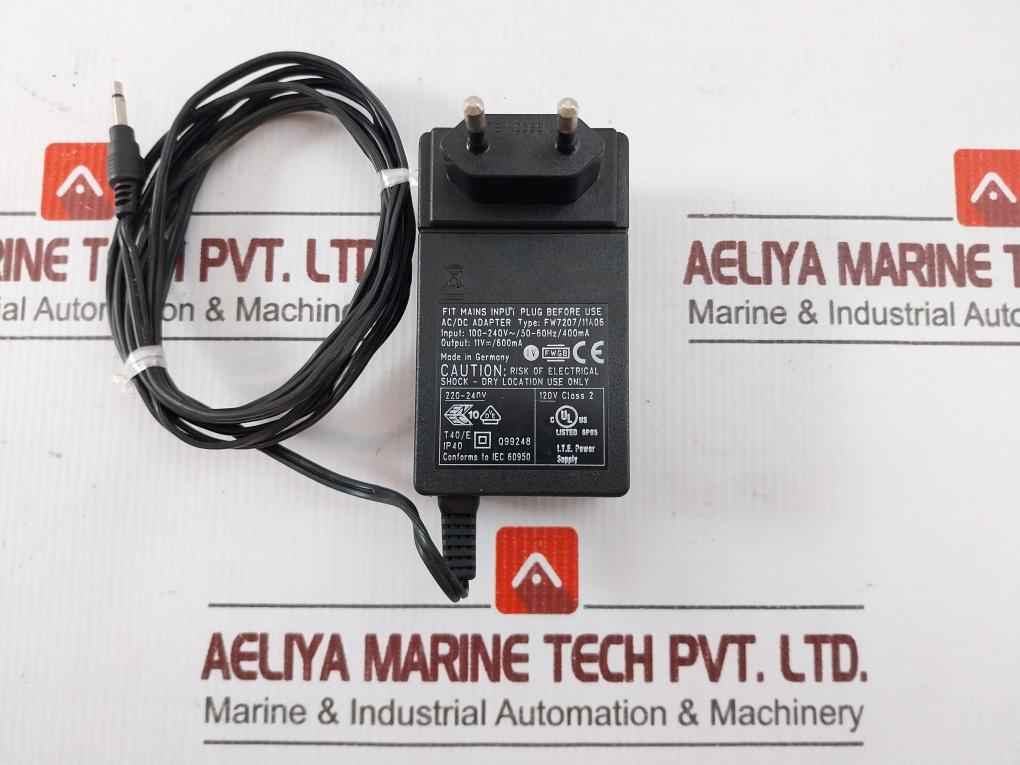 Drager Fw7207/11a06 Ac/dc Adapter 100-240v 50-60hz 400ma